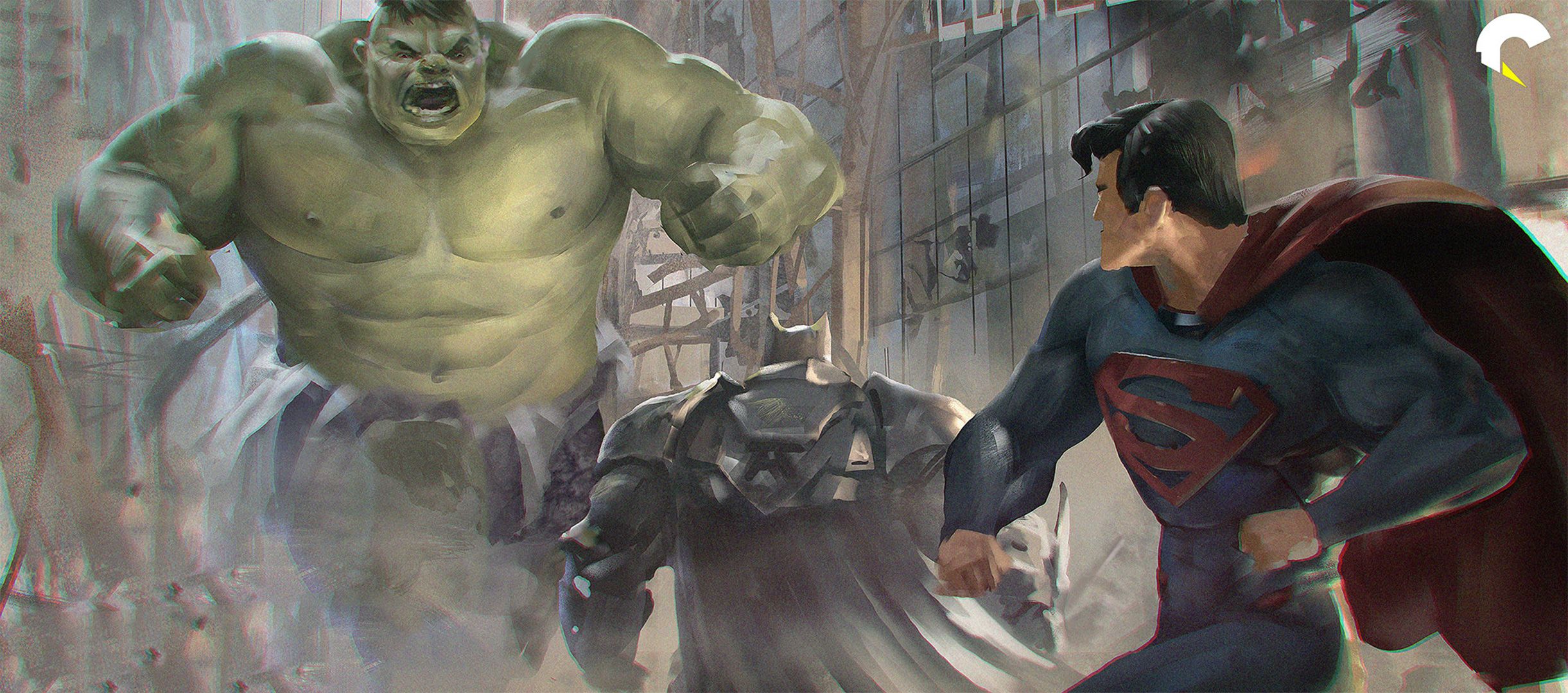 Superman And Batman Vs Hulk Artwork, HD Superheroes, 4k Wallpaper, Image, Background, Photo and Picture