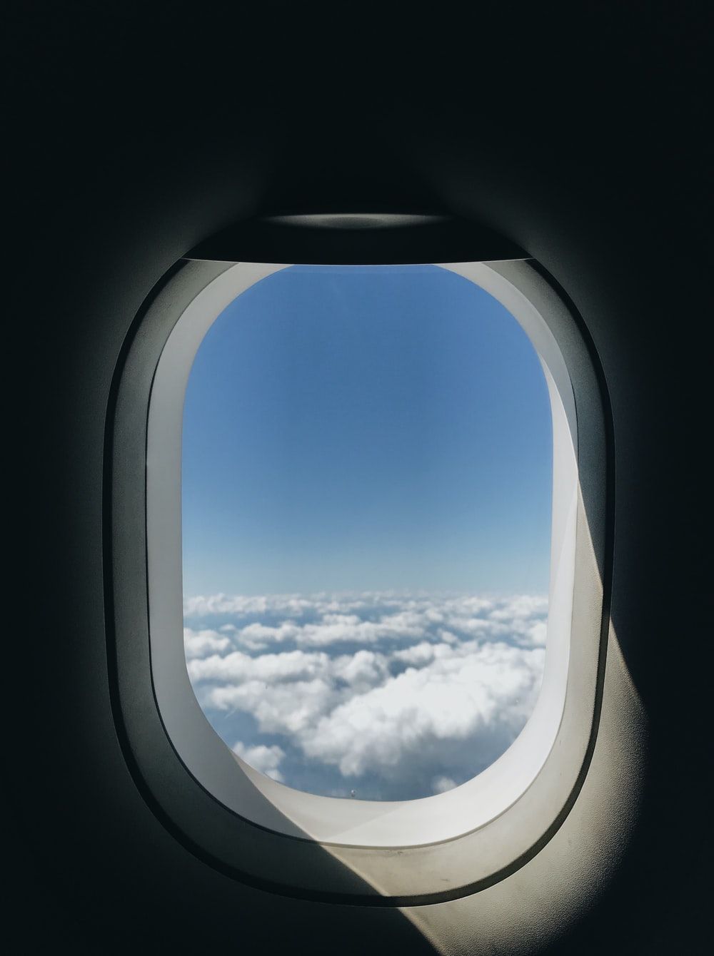 Airplane Window Picture. Download Free Image