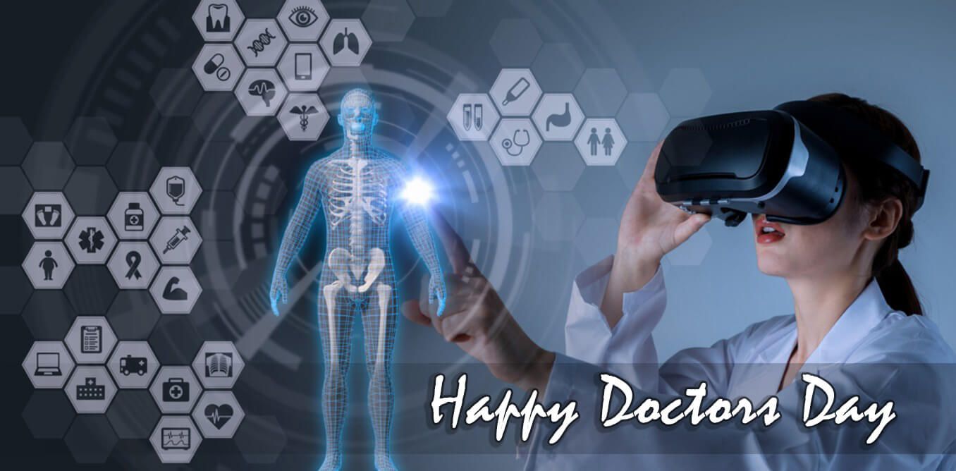 Happy Doctors Day Wishes Virtual Reality Ai Medical HD Wallpaper