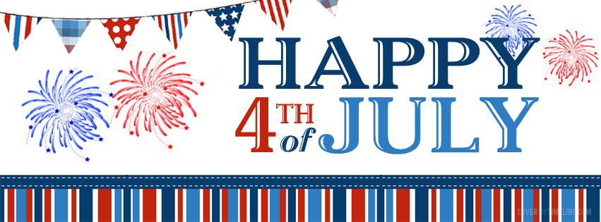 4th of July Facebook covers ideas. facebook cover, fb covers, 4th of july