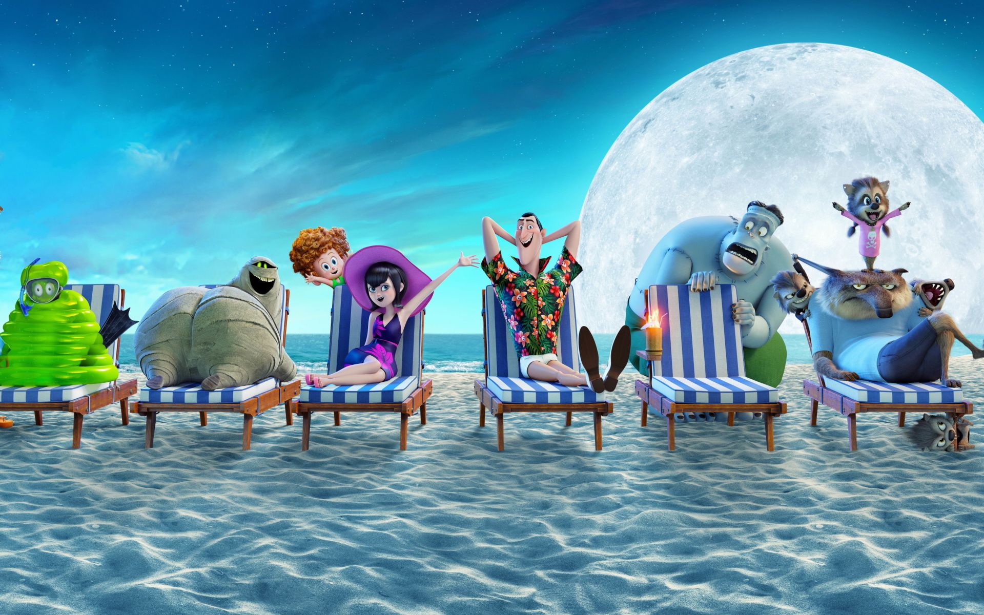 Hotel Transylvania 3 Summer Vacation Wallpaper for Widescreen Desktop PC 1920x1080 Full HD