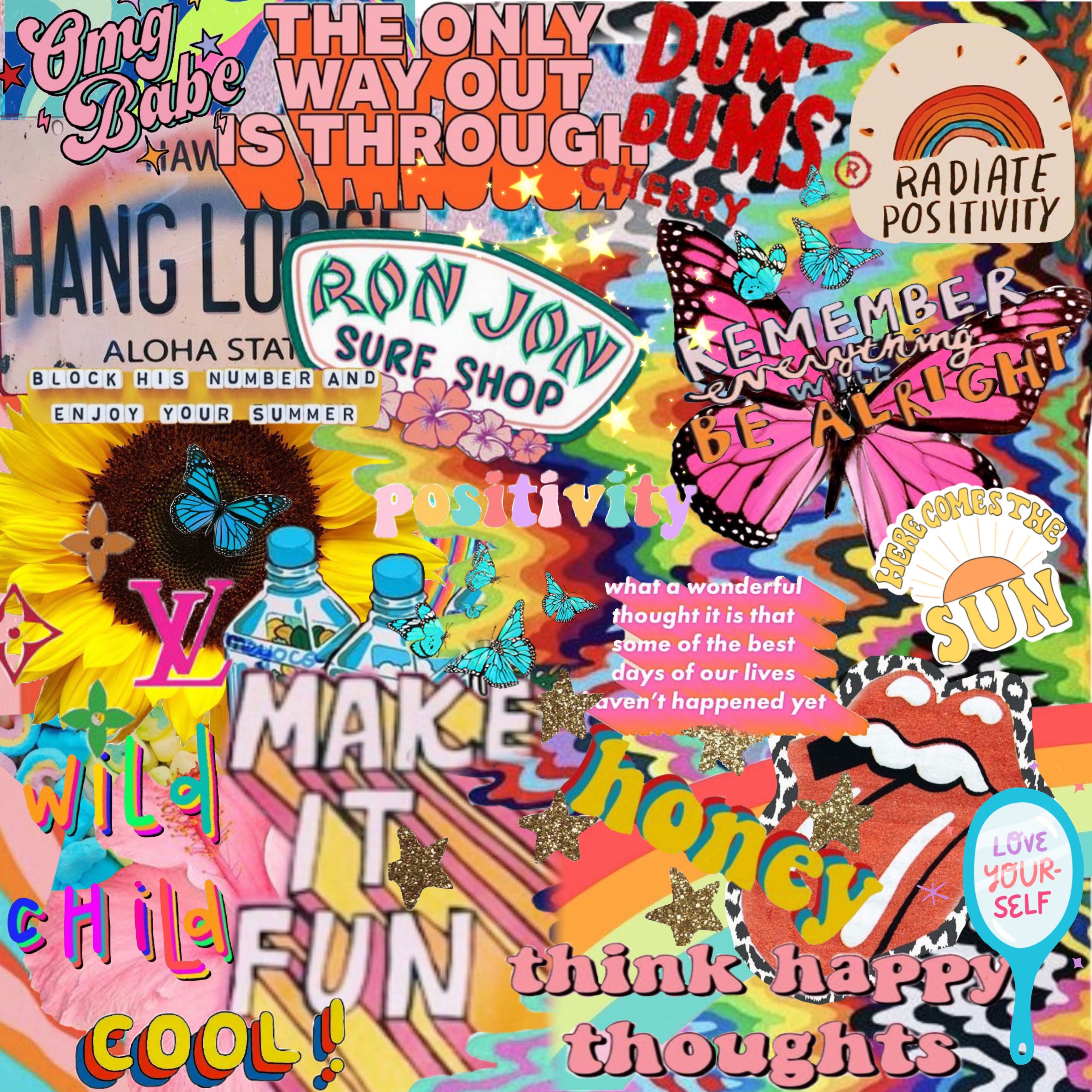 Summer Vibes Aesthetic Collage Wallpaper Laptop
