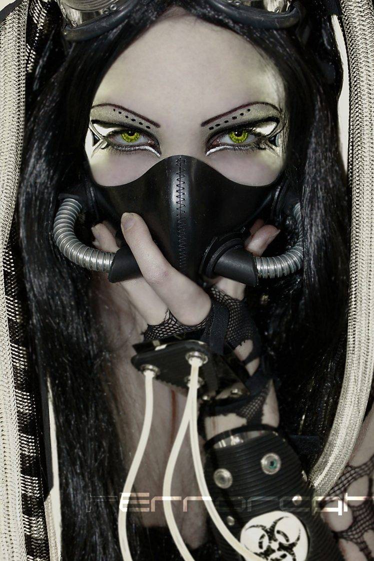 Girl Gas Mask Wallpapers Wallpaper Cave