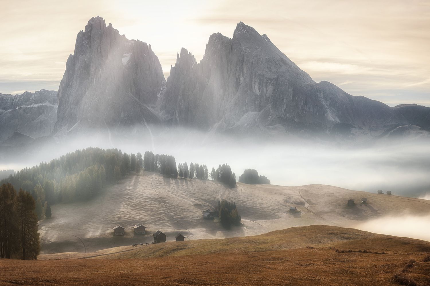 Photo Wallpaper Misty Mountains A. Order now!!
