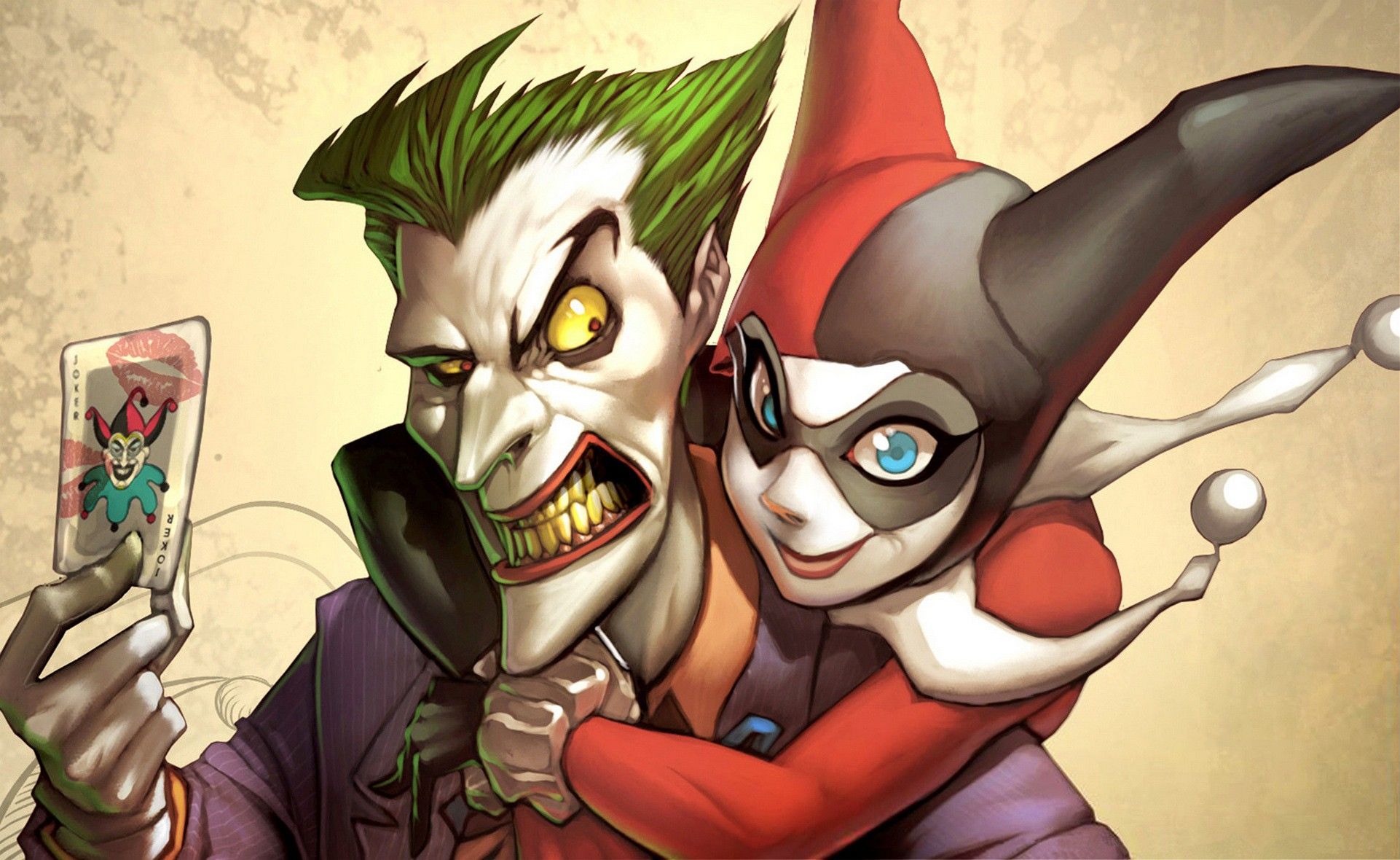 #Harley Quinn, #Joker, wallpaper HD Wallpaper