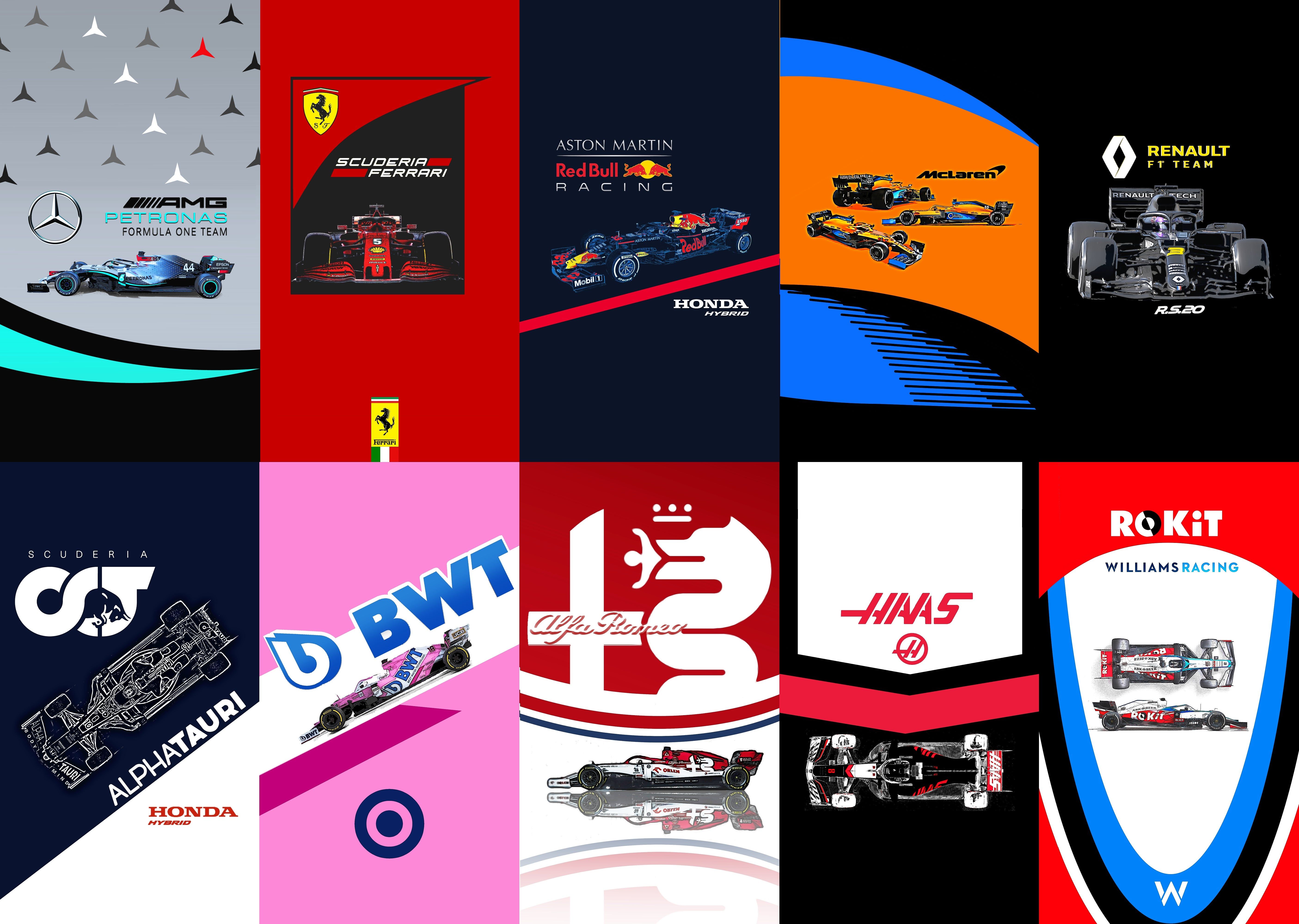 all f1 team logos