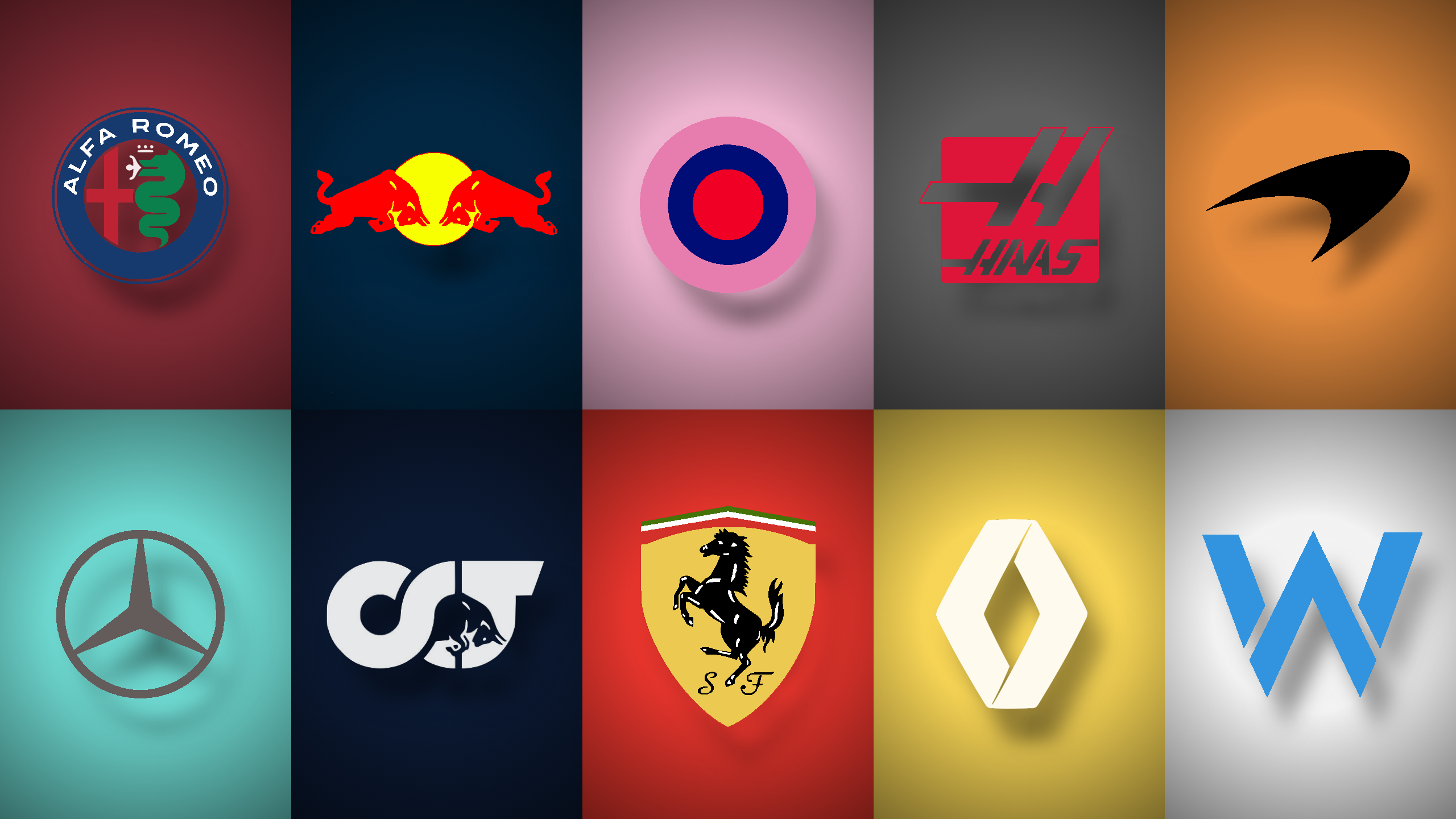 F1 Team Logos Wallpaper: formula1