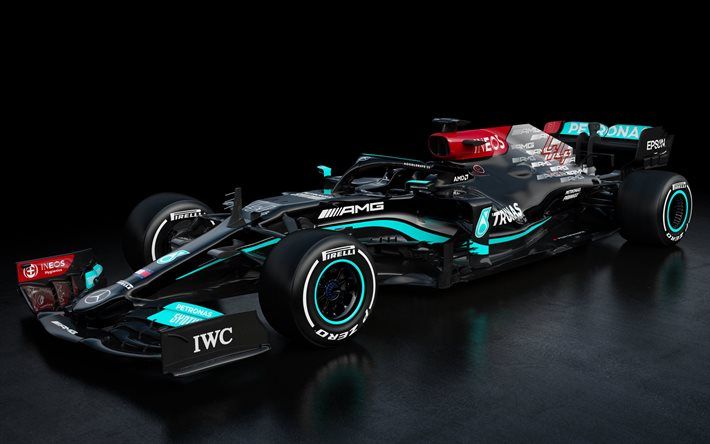 Download Wallpaper Mercedes AMG F1 W12 E Performance, 4k, Exterior, Front View, F1 2021 Race Cars, New W12 F Formula Mercedes AMG Petronas F1 Team For Desktop Free. Picture For Desktop Free