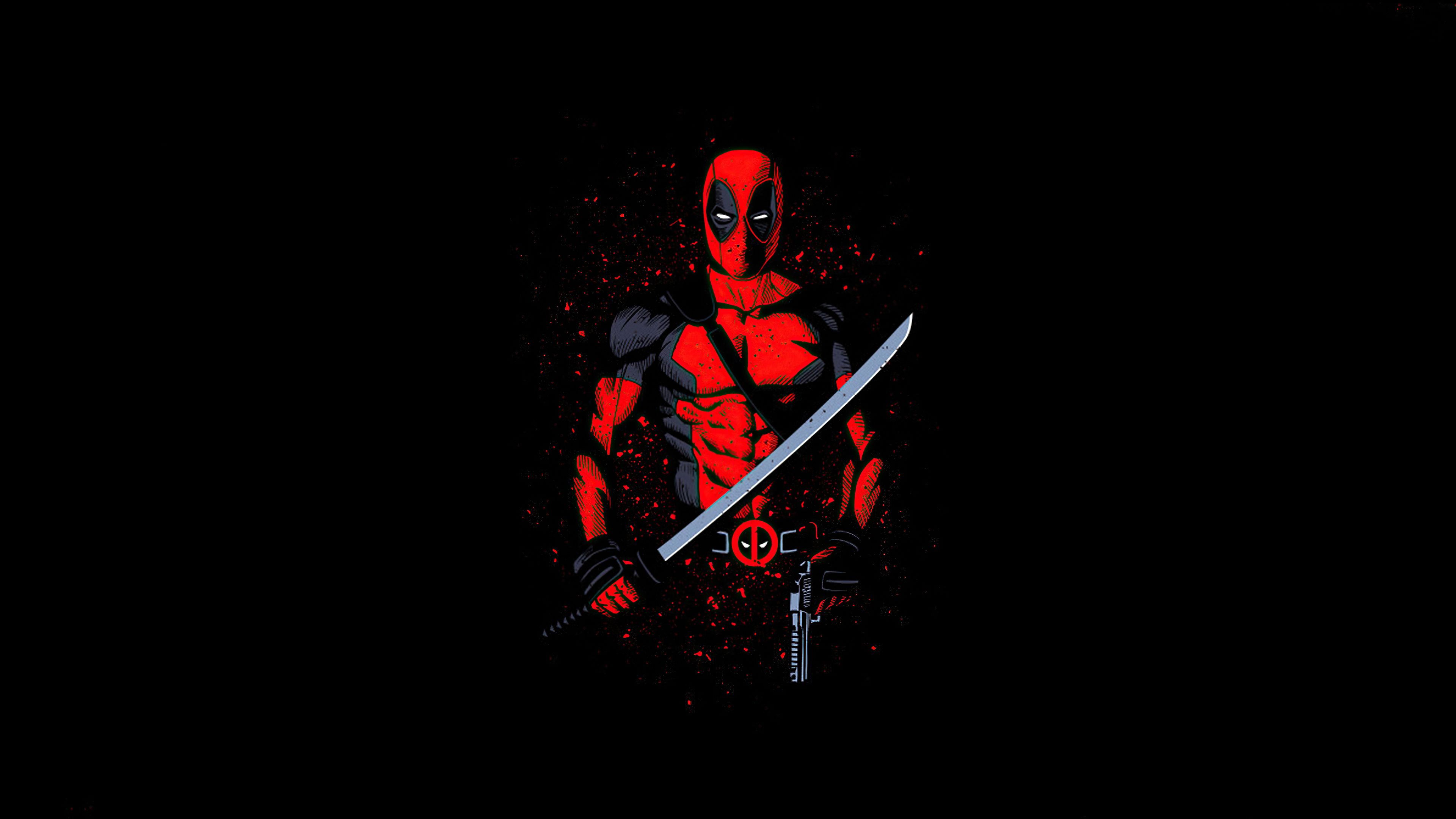 Deadpool Minimalist 4k Wallpapers - Wallpaper Cave