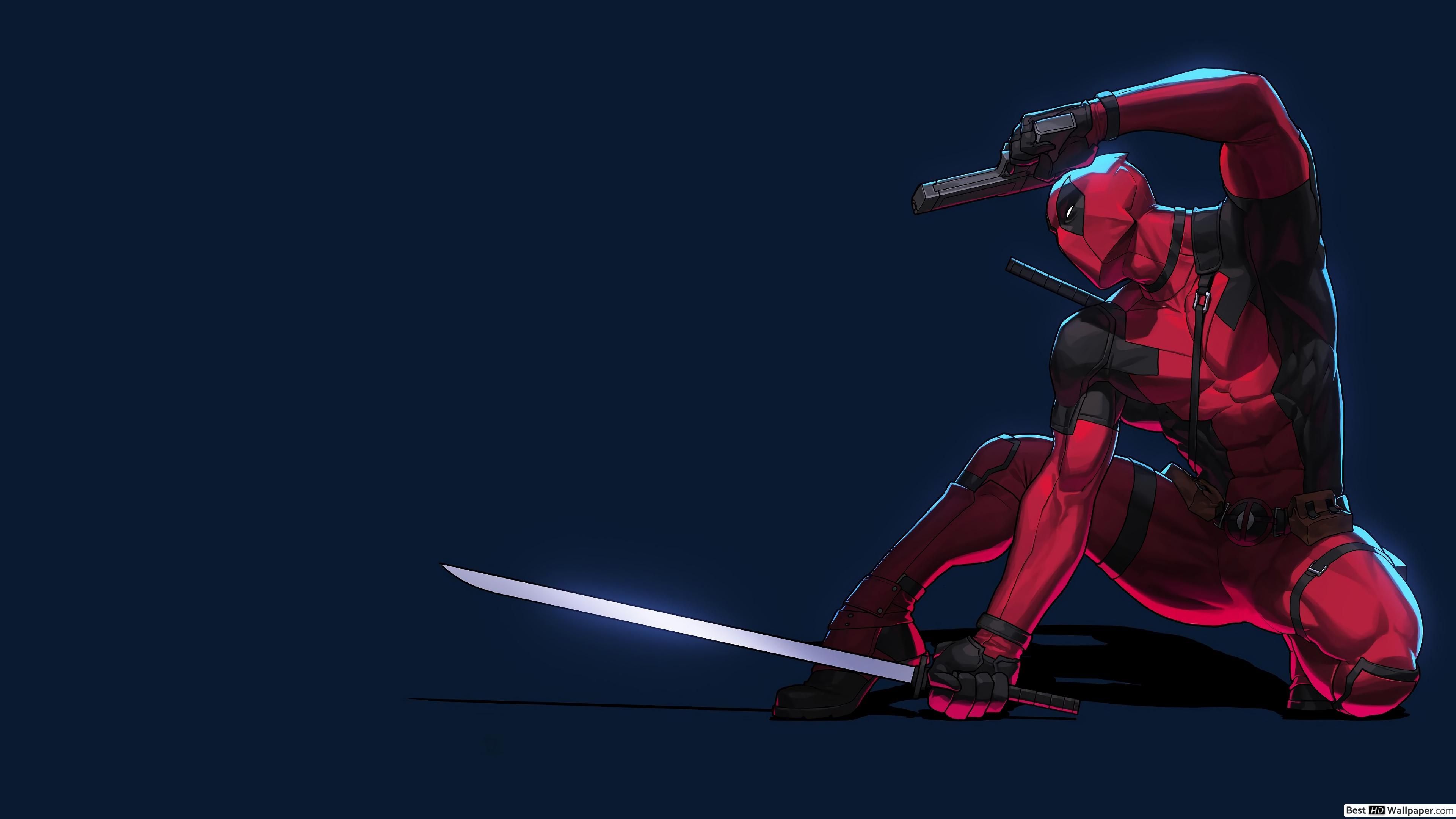 Minimalist Deadpool 4k Desktop Wallpapers - Wallpaper Cave