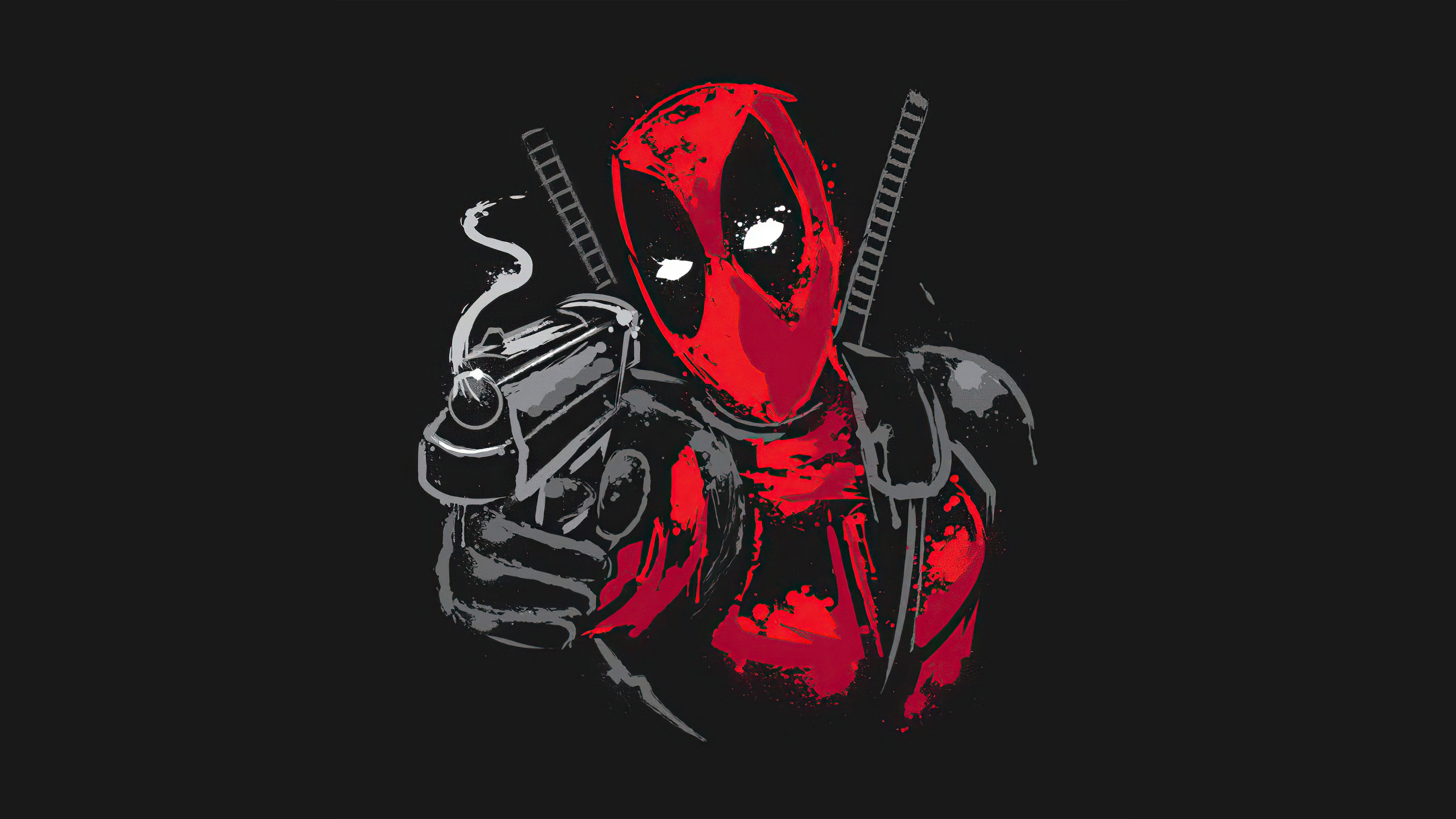 Deadpool Minimalist 4k Wallpapers - Wallpaper Cave