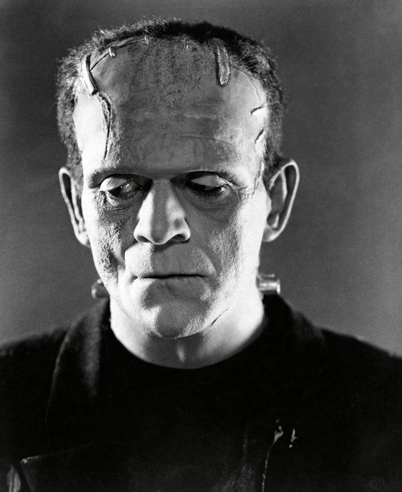 Boris Karloff in the Bride of Frankenstein