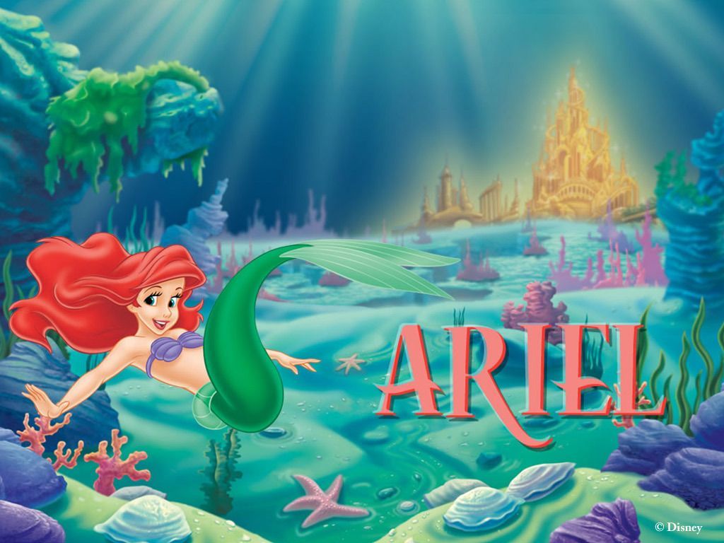 Disney Princess Wallpaper: Walt Disney Wallpaper Ariel. Little mermaid wallpaper, Mermaid wallpaper, Disney ariel wallpaper