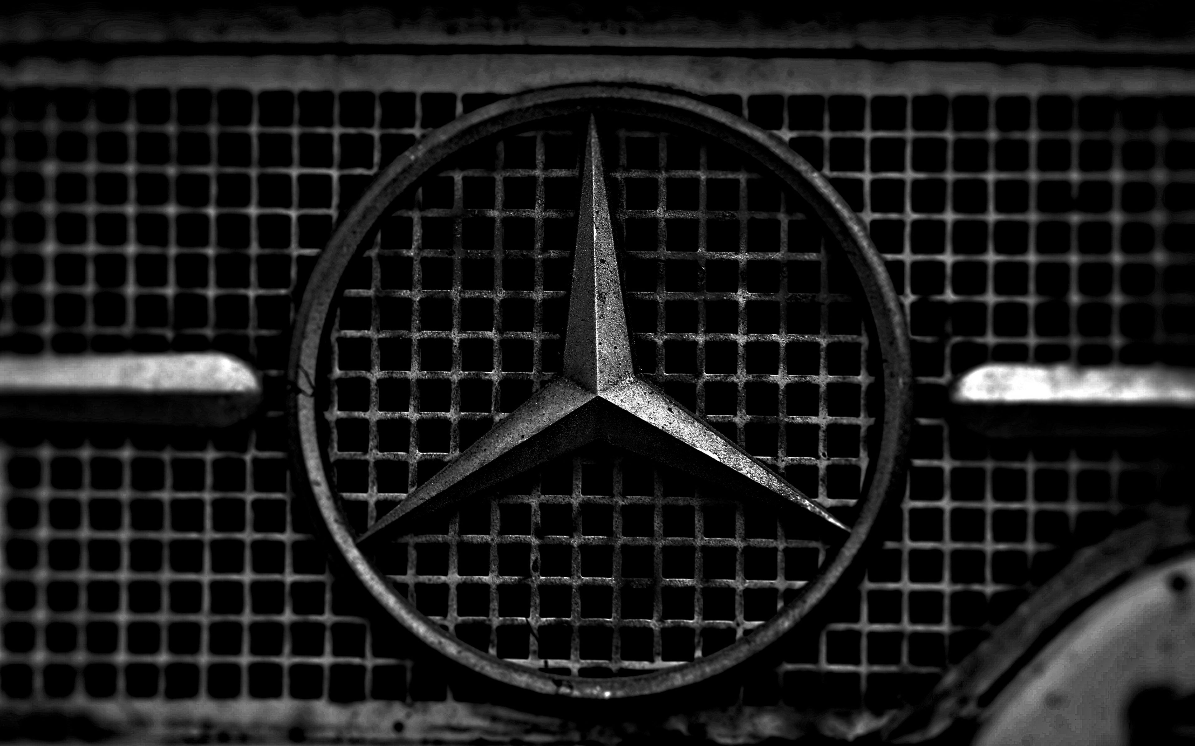 mercedes logo 4k ipad wallpaper