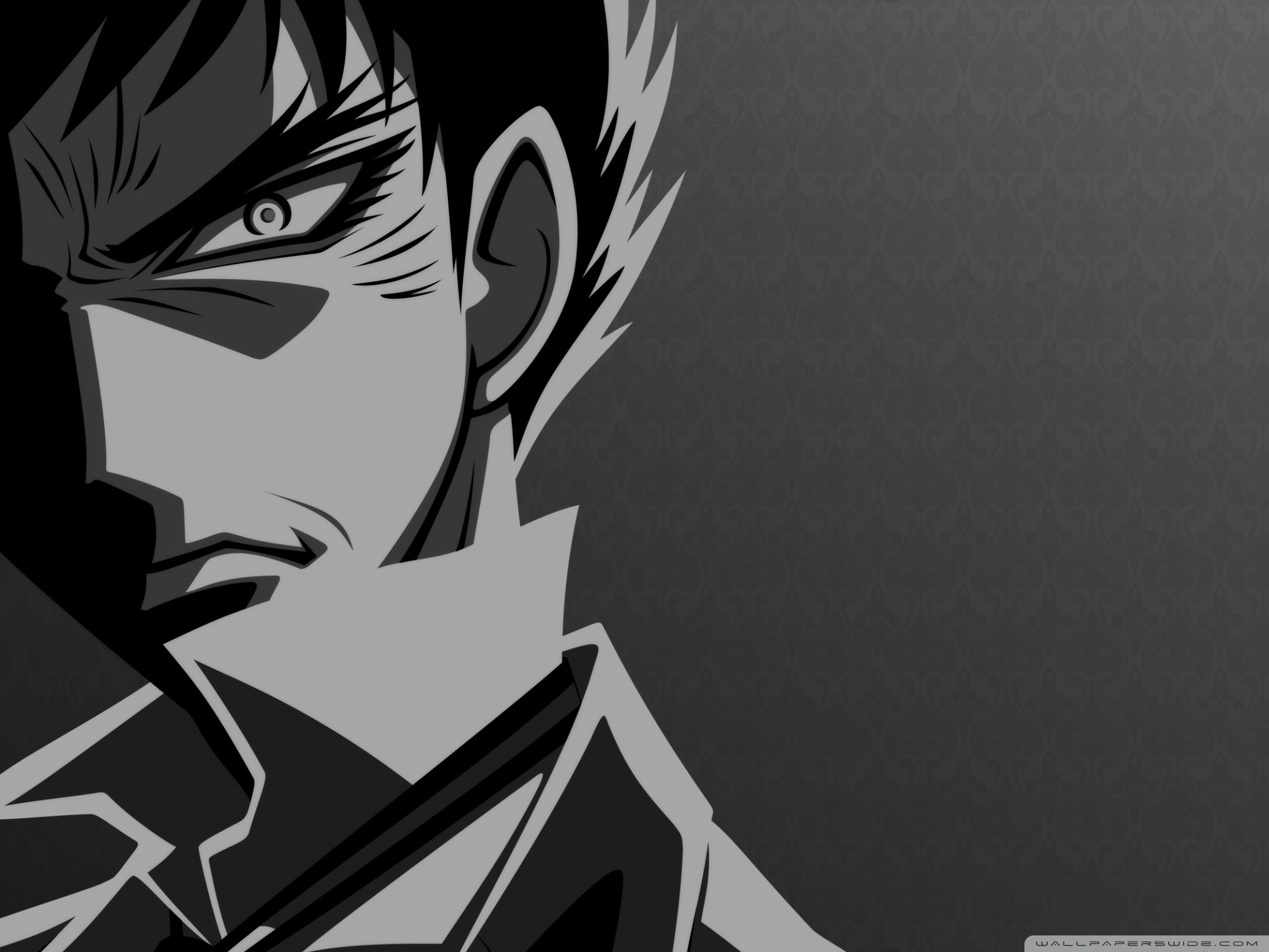 Grey Anime Wallpaper Free Grey Anime Background