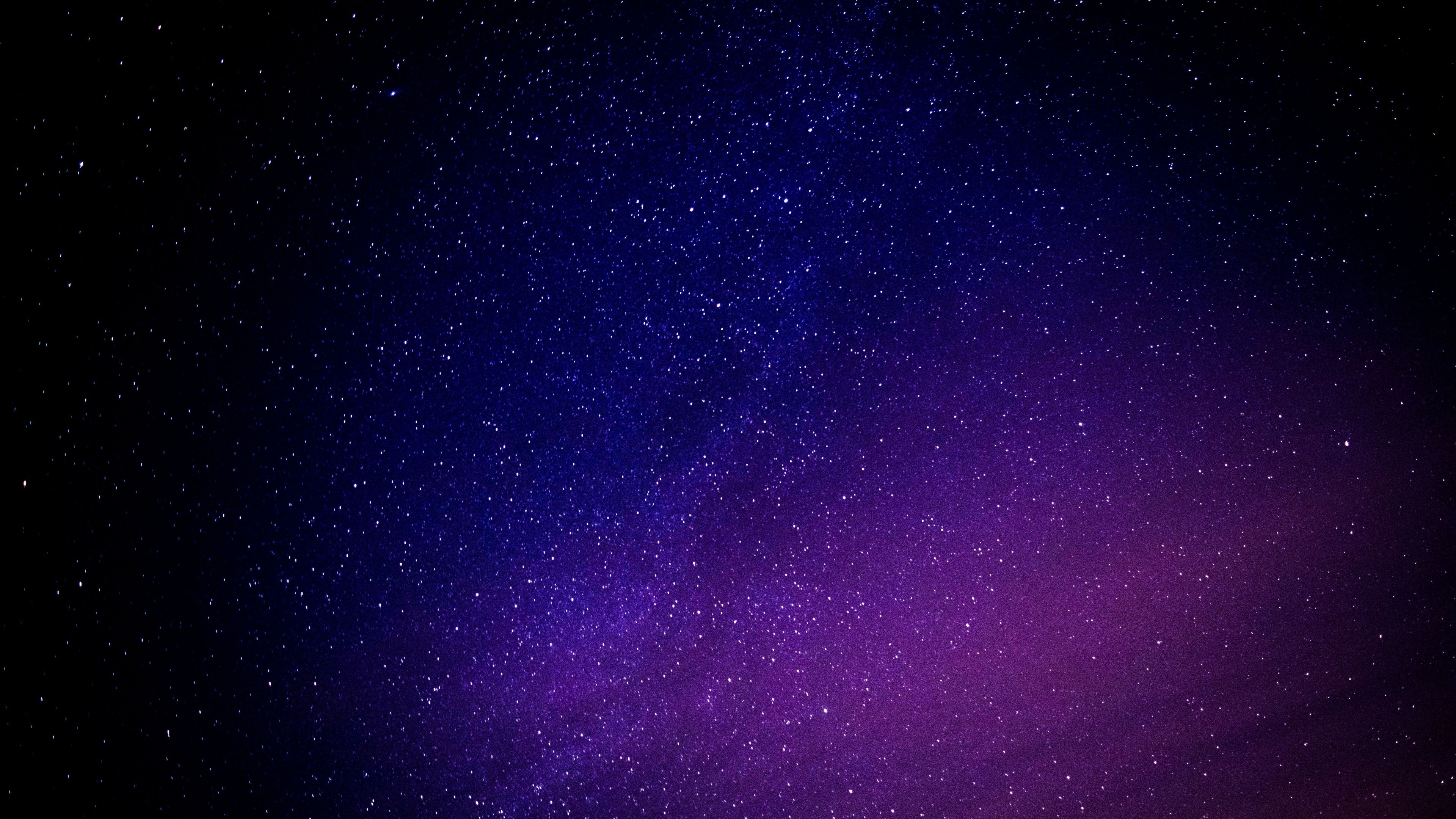 Starry sky 4K Wallpaper, Purple sky, Astronomical, Stars, 5K, Photography