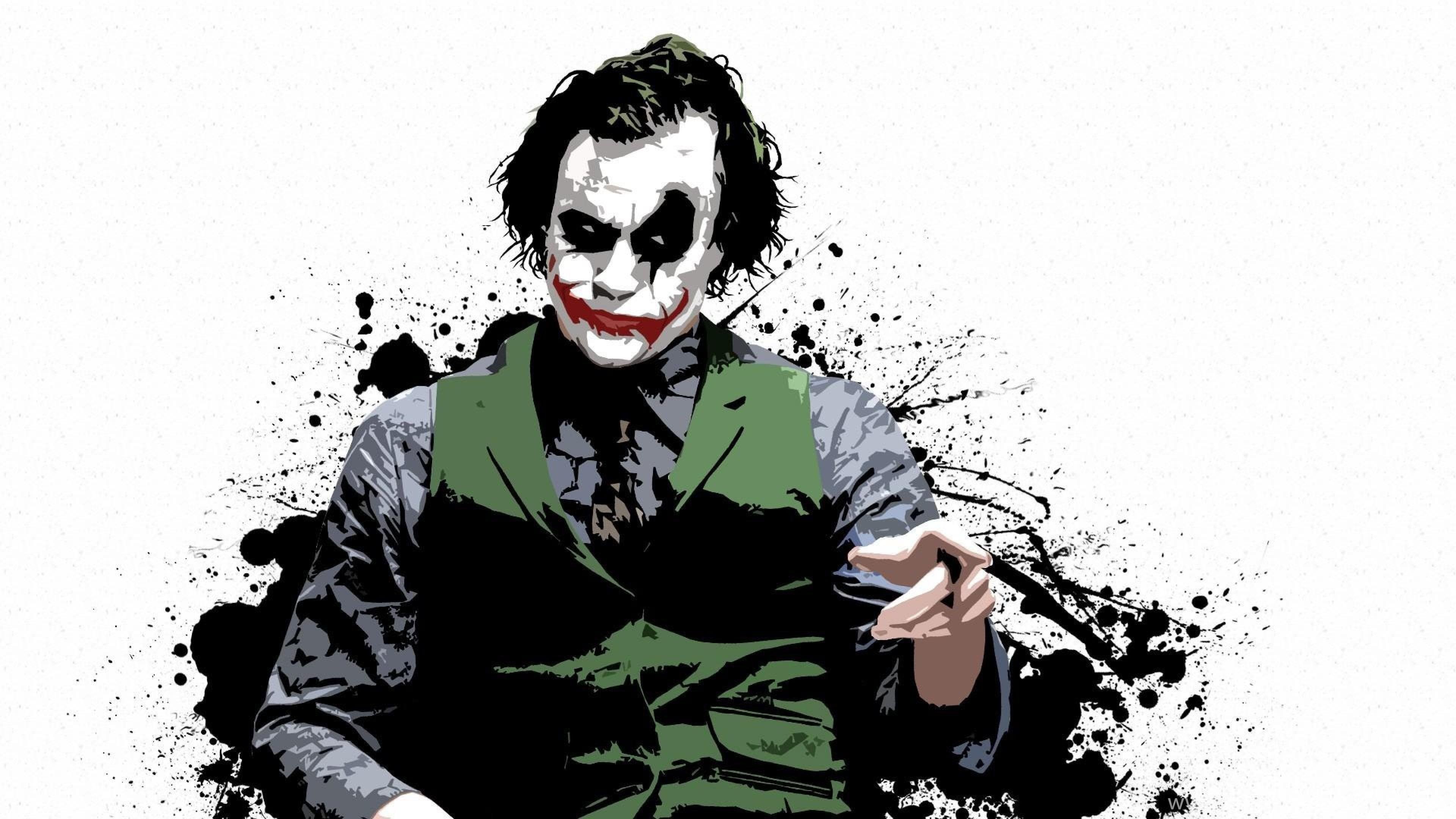 Dark Knight Joker in 4K Ultra HD Wallpaper Free Dark Knight Joker in 4K Ultra HD Background