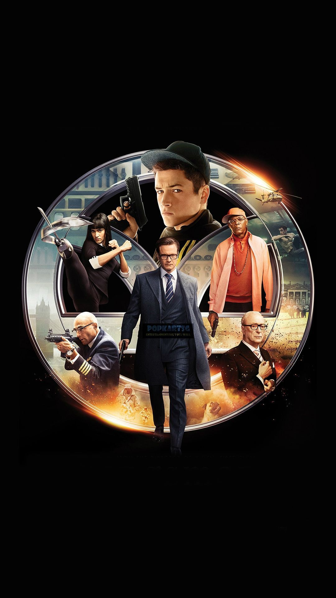 Kingsman Secret Service Film Art Poster iPhone 6 Wallpaper Download. iPhone Wallpaper, iPad wallpap. Kingsman the secret service, Secret service movie, Kingsman