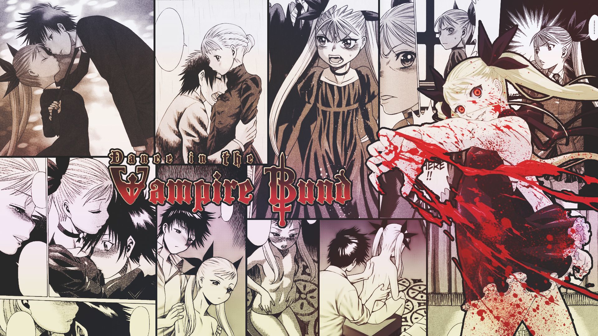 9. "Dance in the Vampire Bund" anime series - wide 7