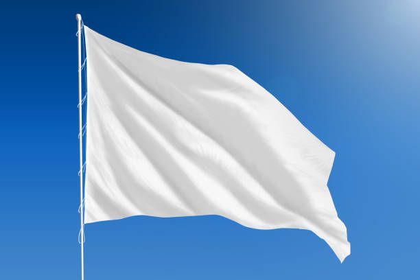 White Flag , Picture & Royalty Free Image