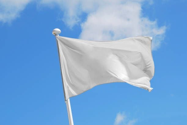 White Flag , Picture & Royalty Free Image