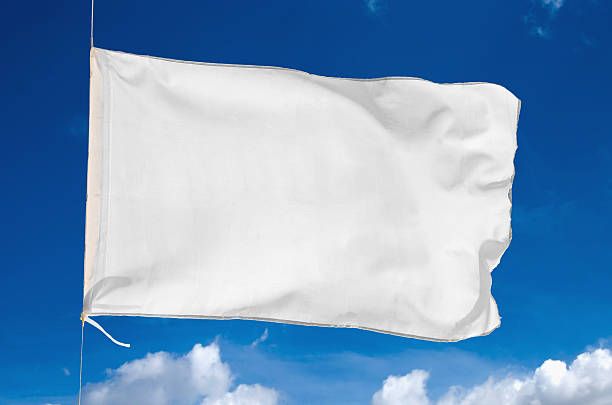 White Flag , Picture & Royalty Free Image