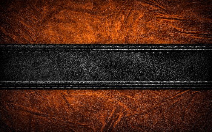 Download wallpaper brown leather texture, leather textures, black leather line, brown background, leather background, macro, leather for desktop free. Picture for desktop free