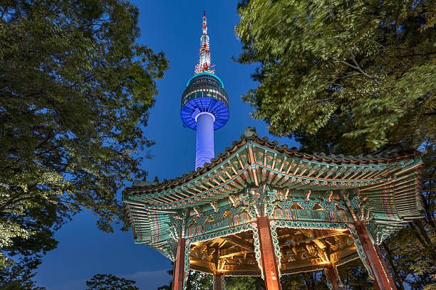 1,835 N Seoul Tower , Picture & Royalty Free Image