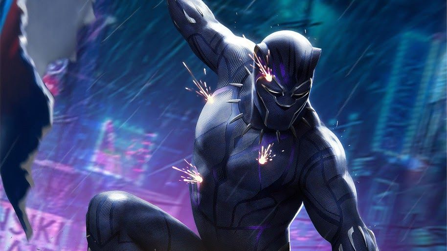 Black Panther Marvel 4K Wallpaper