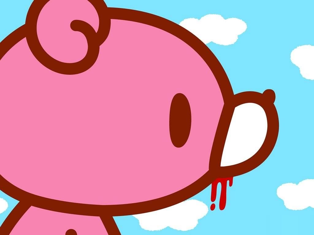Free download wallpaper with Gloomy bear a pink bear against a blue background [1024x768] for your Desktop, Mobile & Tablet. Explore Kawaii Bear Wallpaper. Teddy Bear Wallpaper for Desktop