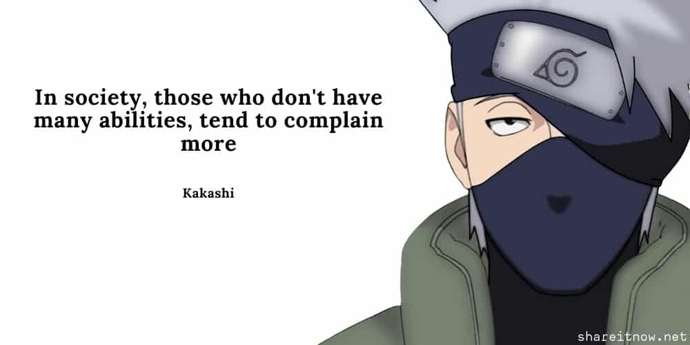 Best Hatake Kakashi Quotes From Naruto Shippuden