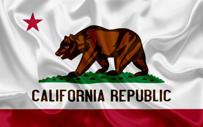 Download wallpaper California Flag, flags of States, flag State of California, USA, state California, bear besthqwallpaper.com. California wallpaper, California flag, California state flag