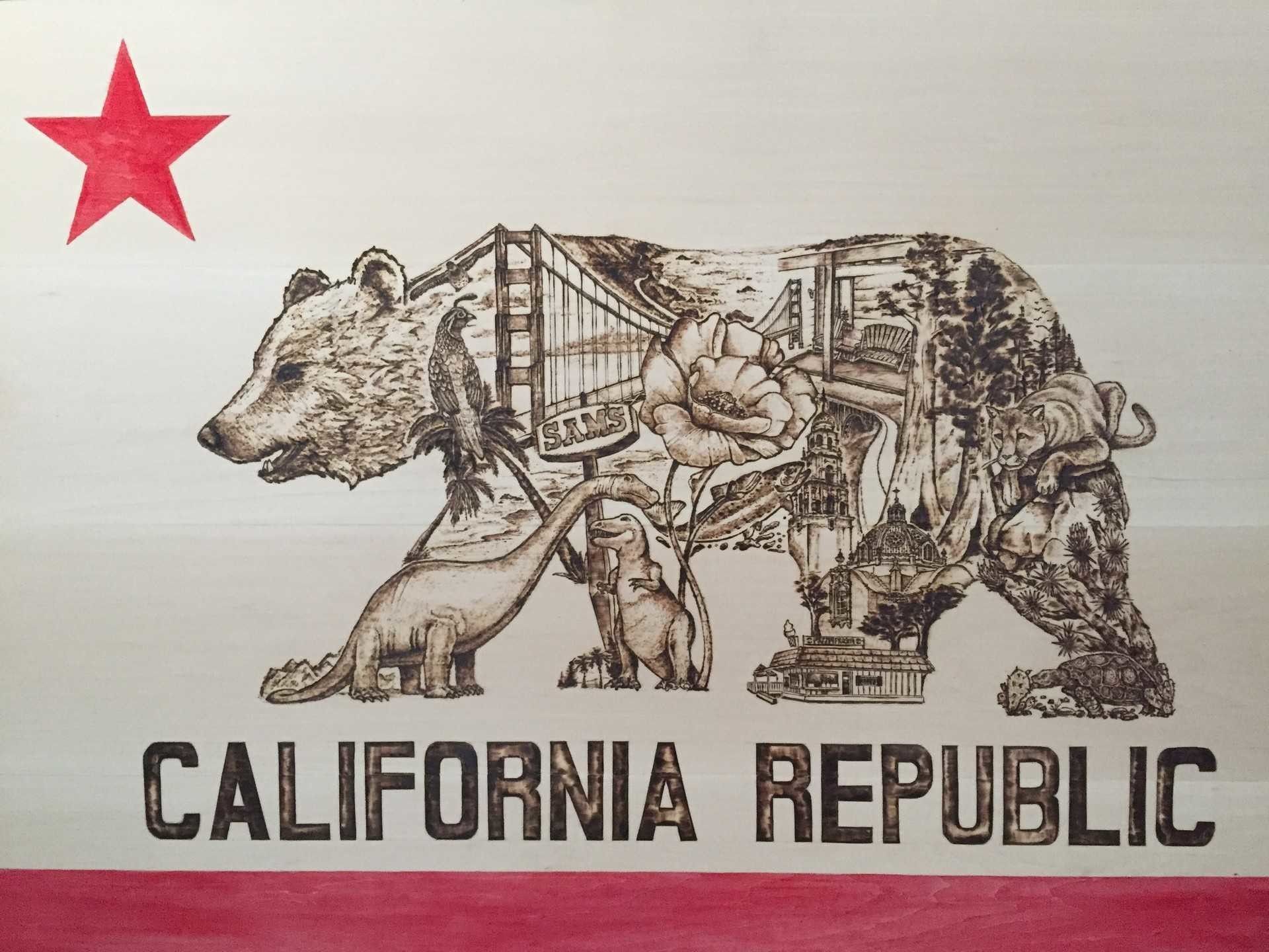 California Flag Wallpaper Free California Flag Background