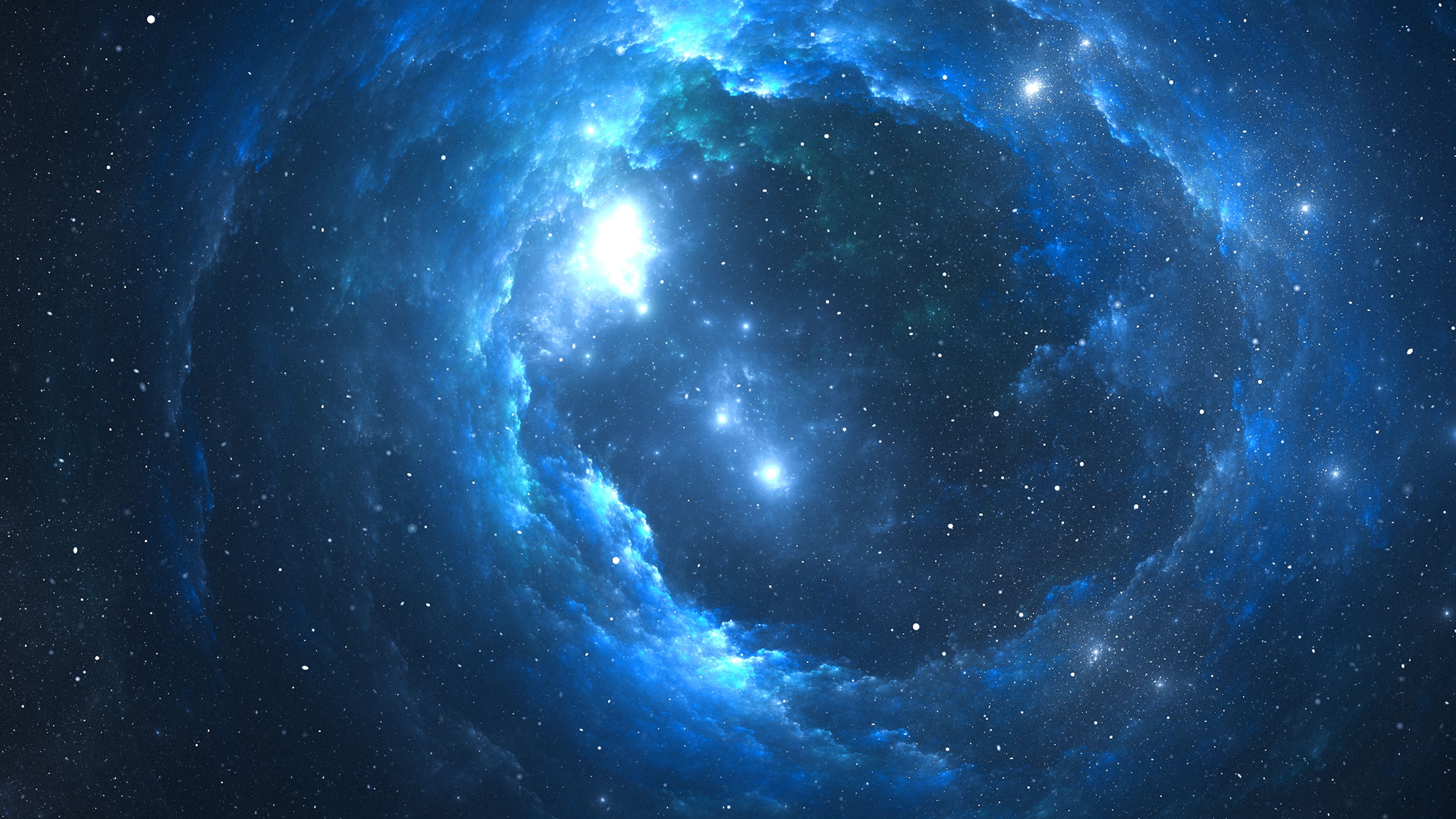 Sky Blue Nebula 4k 960x540 Resolution HD 4k Wallpaper, Image, Background, Photo and Picture