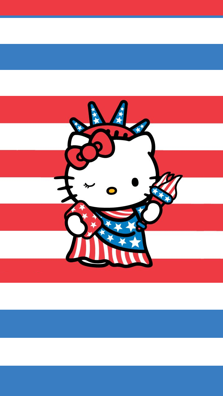 Hello Kitty 4th of July Wallpaper, HD Hello Kitty 4th of July Background on WallpaperBat