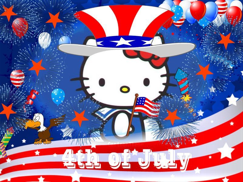 hello kitty 4th july picture