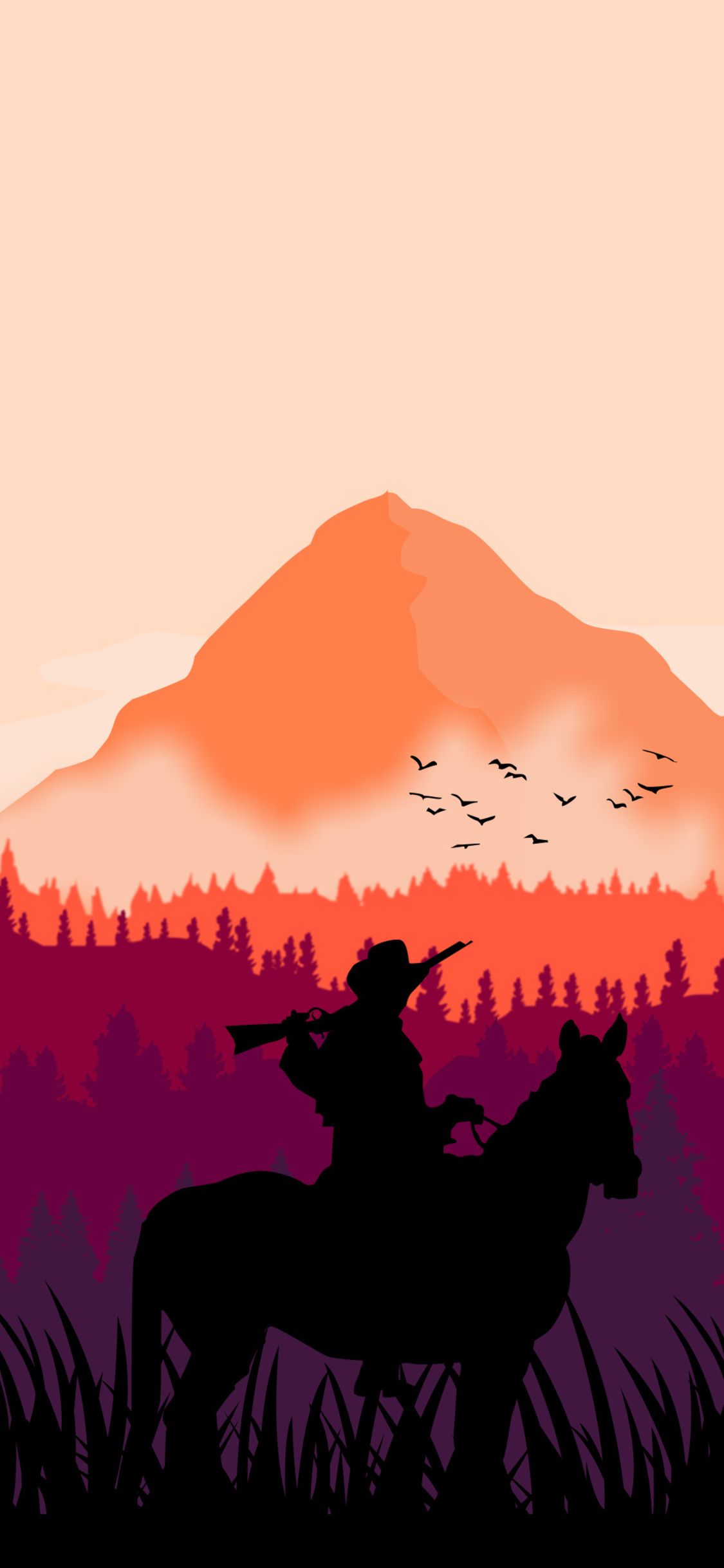 Red Dead Redemption 2 MInimal Art 4k iPhone XS, iPhone iPhone X HD 4k Wallpaper, Image, Background, Photo and Picture