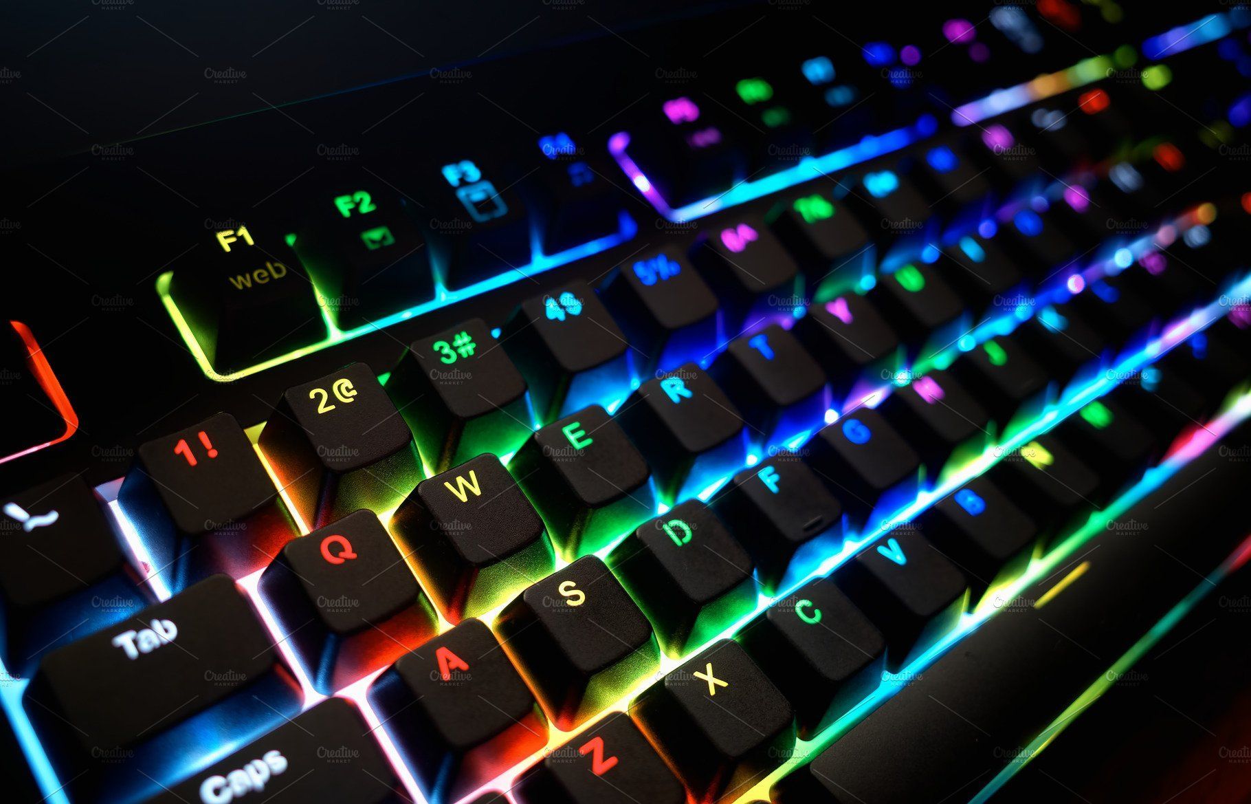 Rgb Keyboard Wallpapers Wallpaper Cave