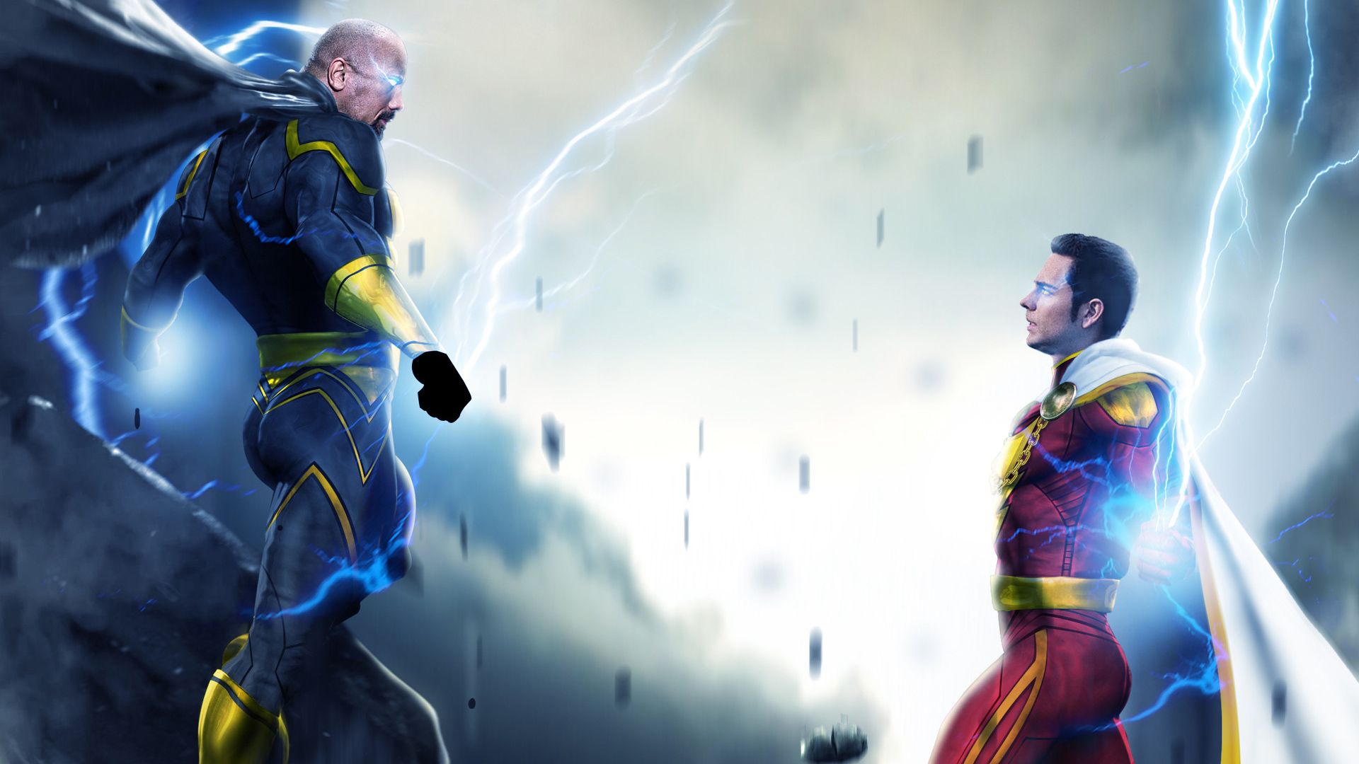 Black Adam And Shazam, HD Superheroes, 4k Wallpaper, Image, Background, Photo and Picture