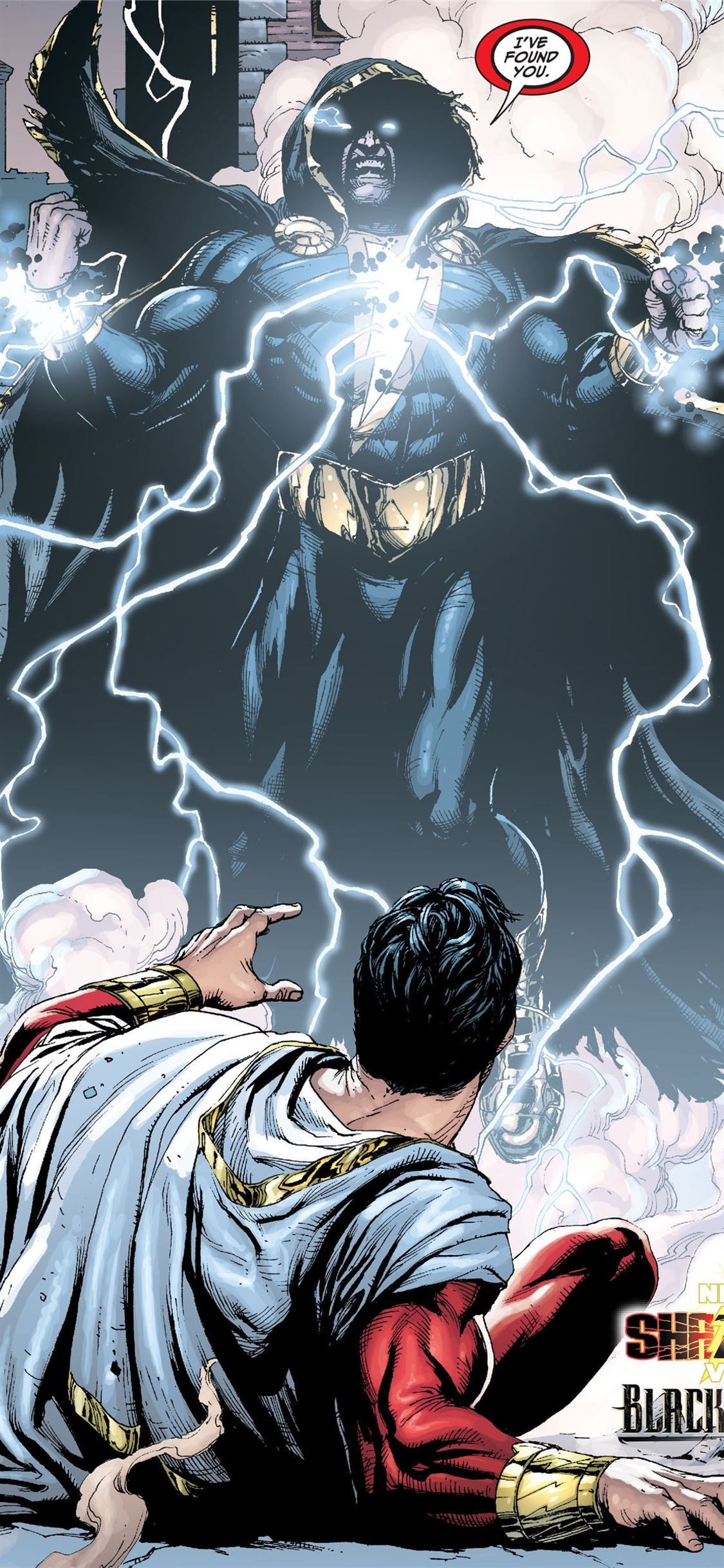 Shazam Vs Black Adam Shazam Vs Black ic HD iPhone X Wallpaper Free Download