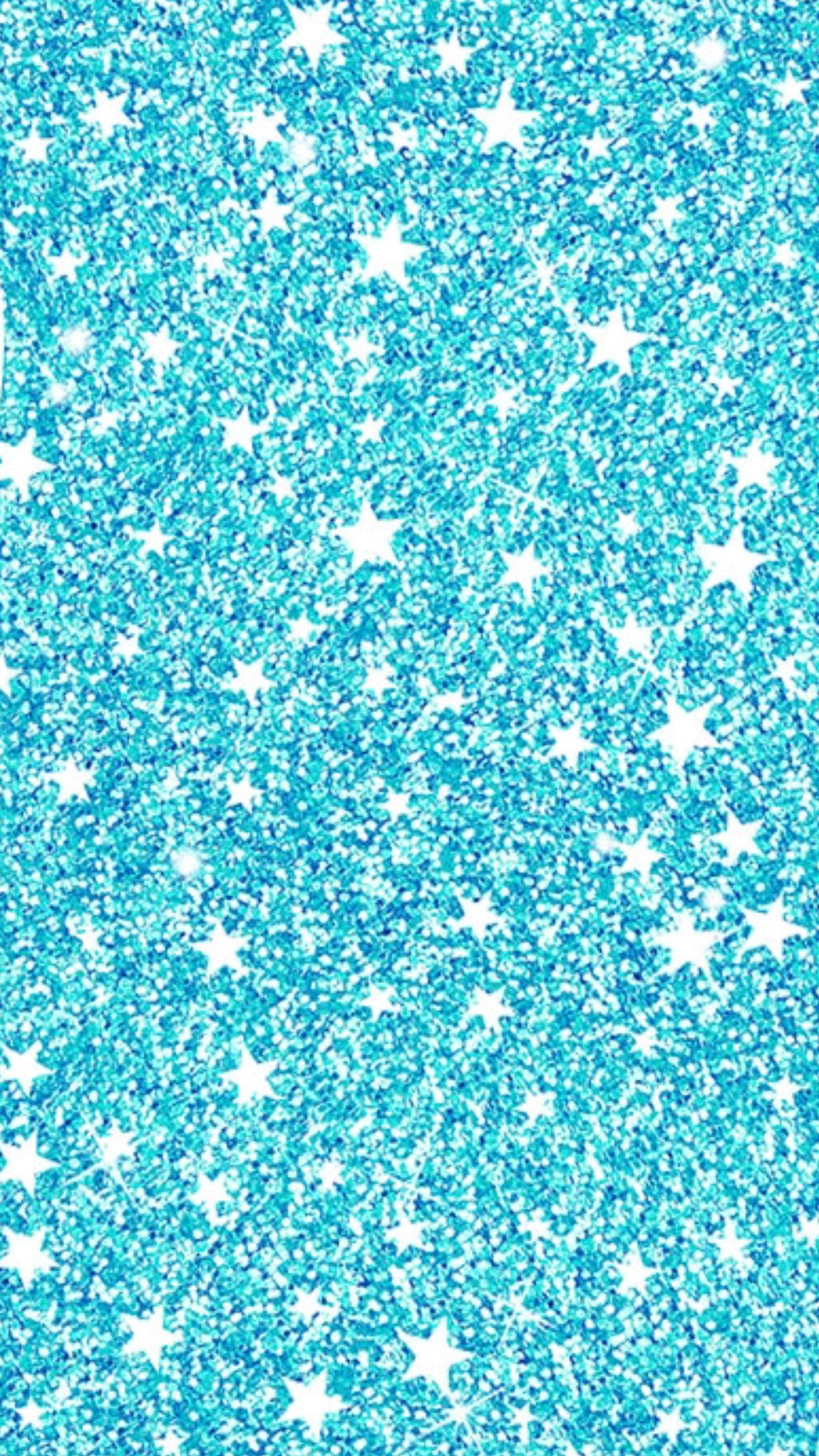 Blue Glitter iPhone Wallpaper Free Blue Glitter iPhone Background