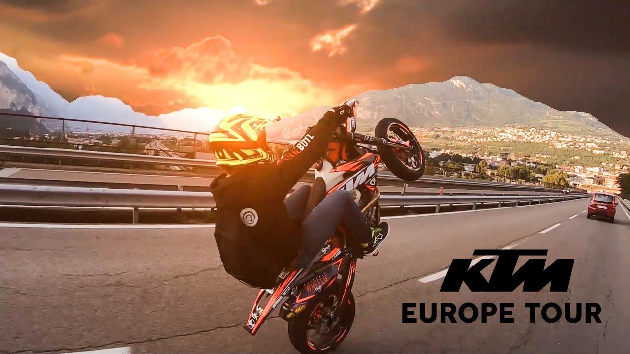 Exploring Europe KTM SUPERMOTO. Italy Tour 2019 [NTK EDIT]