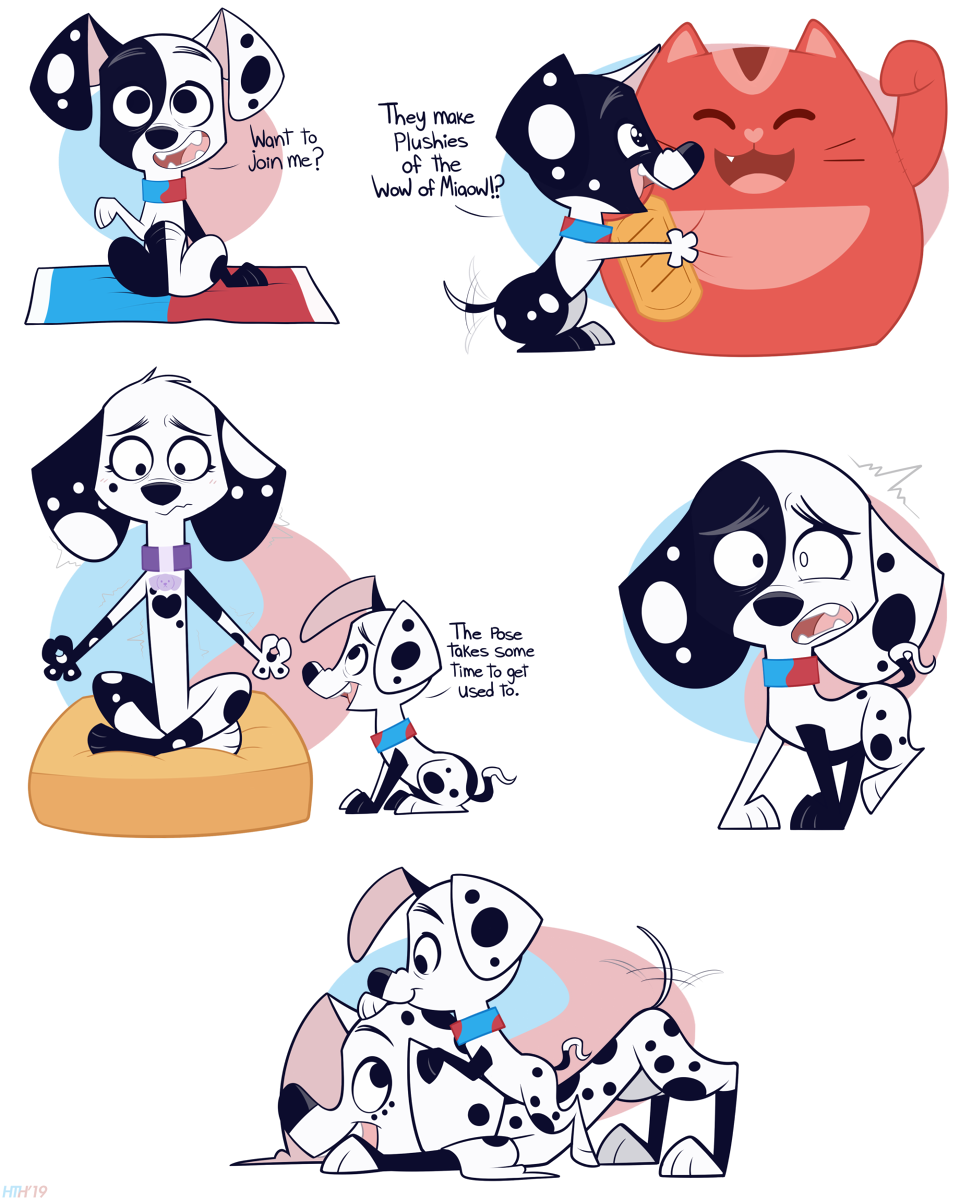 Deepak Page dalmatians cartoon, 101 dalmatians, Dalmatian