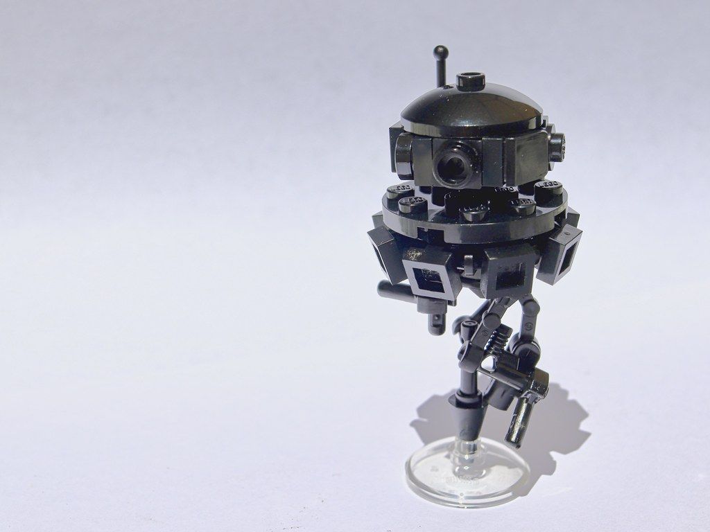 Minifig Scale Imperial Viper Probe Droid. My build of Cpt