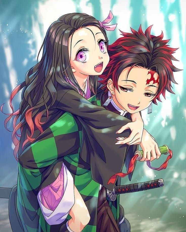 Sintético 104 Imagen Kimetsu No Yaiba Nezuko Y Tanjiro Mirada Tensa 