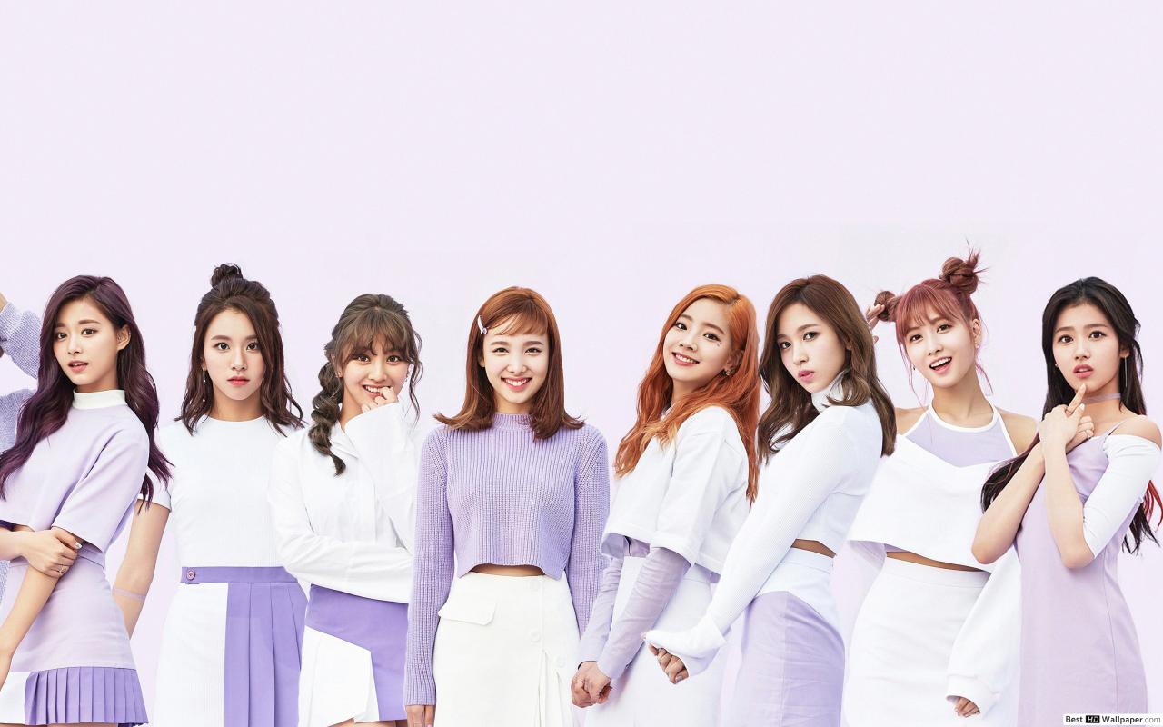 Gorgeous Members Of 'TWICE' (K Pop Group) HD Wallpaper Download