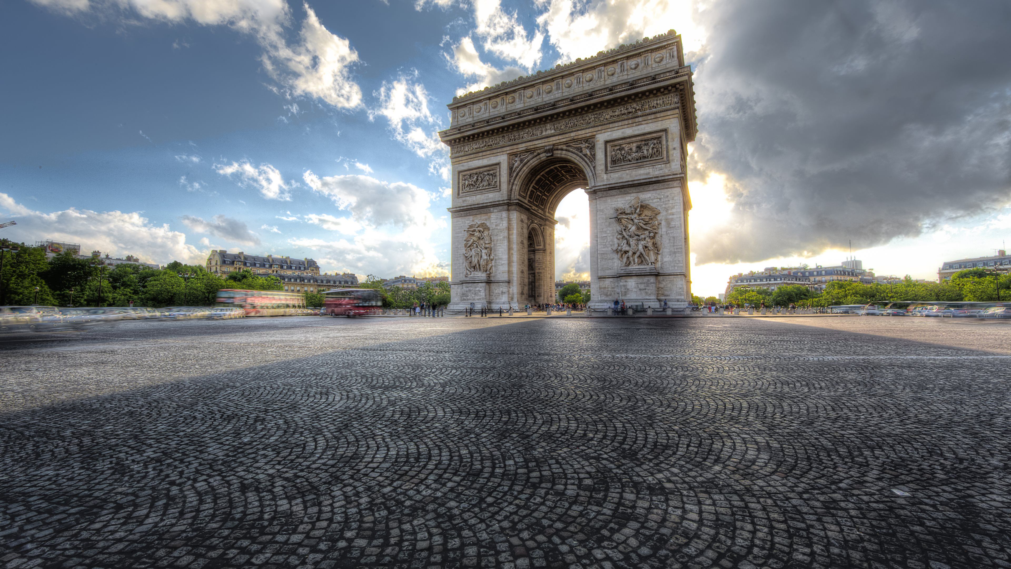 Arc De Triomphe 4k Ultra HD Wallpaper