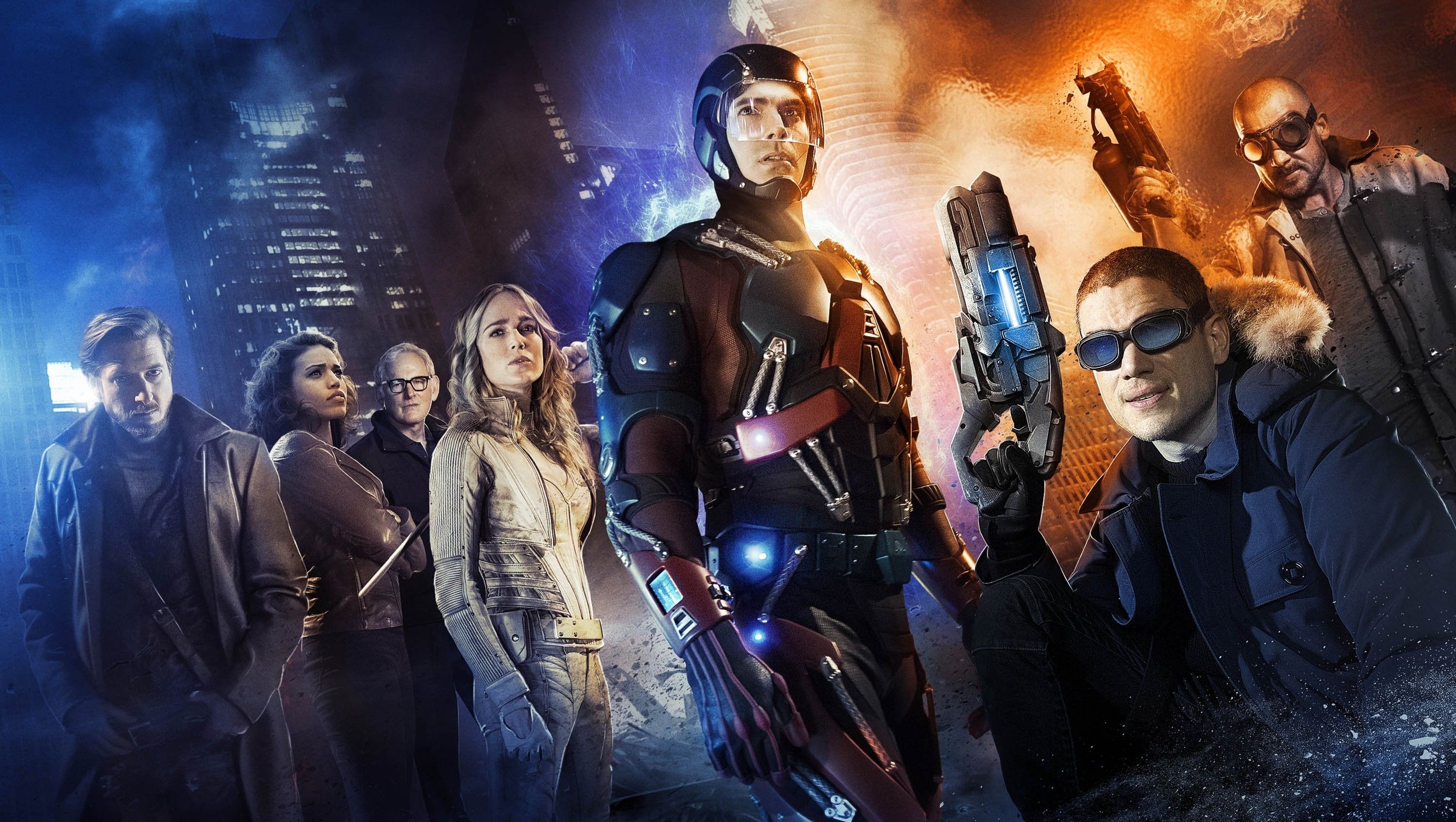 Wallpaper, DC Comics, TV, Hawkgirl, Caity Lotz, Wentworth Miller, Captain Cold, Victor Garber, Dr Martin Stein, Brandon Routh, The Atom, Arthur Darvill, Rip Hunter, Dominic Purcell, Hawkman, heat wave, Legends of