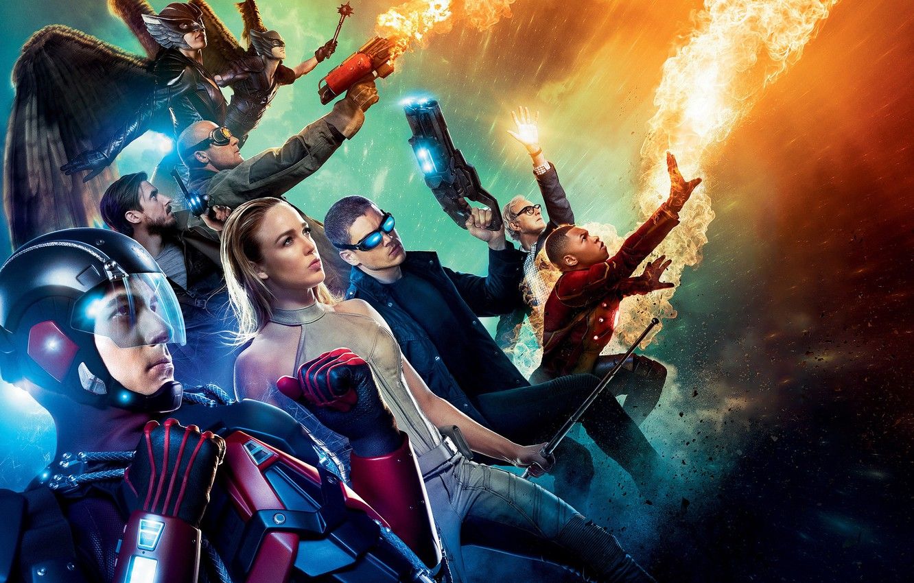 Wallpaper Superheroes, Wentworth Miller, Girls, Team, Atom, DC Comics, Dominic Purcell, TV Series, Arthur Darvill, Warner Bros. Picture, Boys, Caity Lotz, Hawkgirl, CWTV, Season 1, Firestorm image for desktop, section фильмы