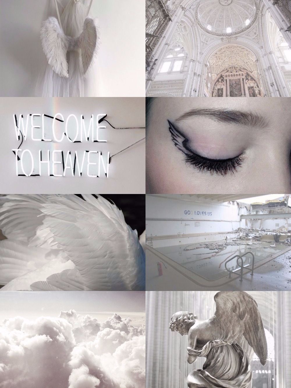 Mythical Creatures: Angels. Aesthetic collage, Aesthetic wallpaper, Angel aesthetic